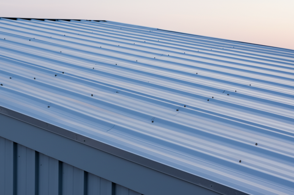 Roof installation project