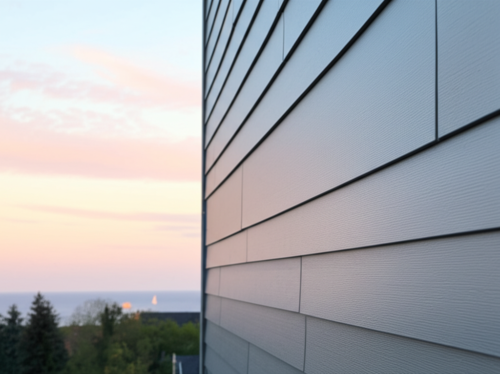 Siding installation project